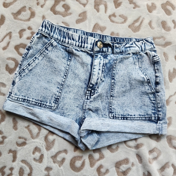 Wild Fable High Waisted Acid Wash Shorts Size XS - Picture 1 of 5